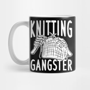 Knitting Gangster Mug